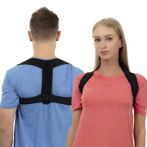 New HLOES Posture Corrector for Women and Men, Adjustable Upper Back Brace